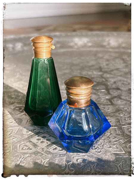 Antique perfume bottles