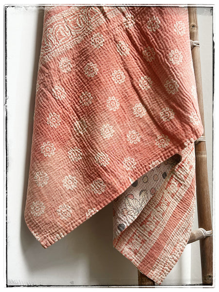 Antique kantha quilt