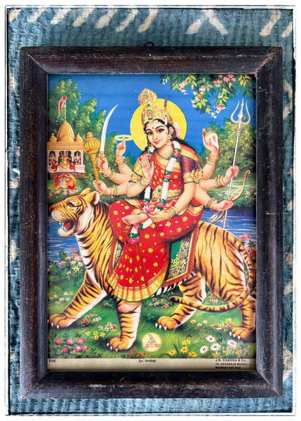 Small Vintage Durga print