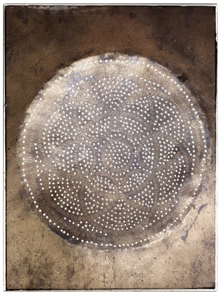 Antique patterned bowl