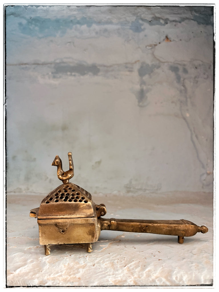 Handmade brass dhoop dan