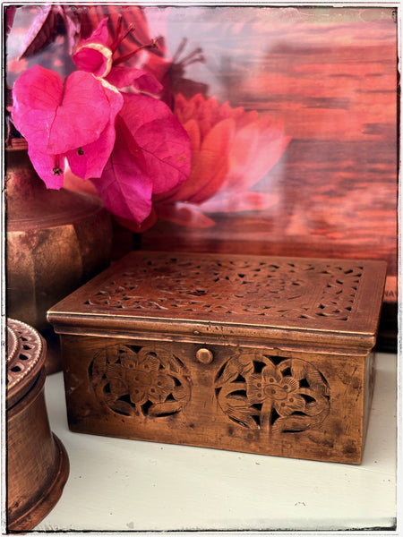 Antique jaali tins