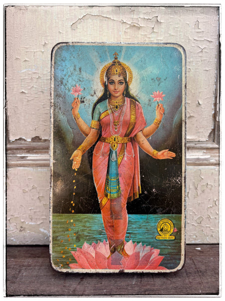 Vintage Laxmi tin