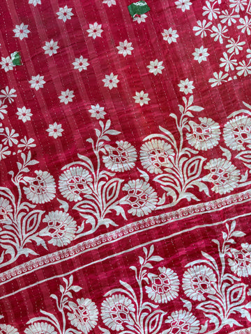 Vintage kantha quilt