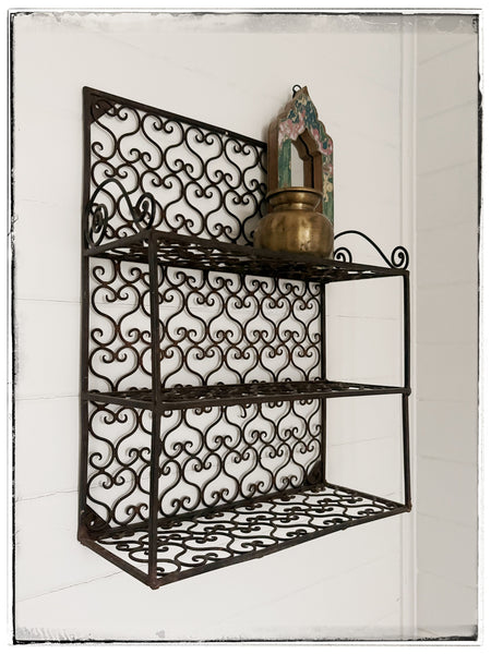Vintage jaali shelf