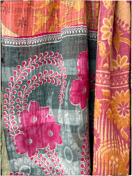 Antique kantha quilt