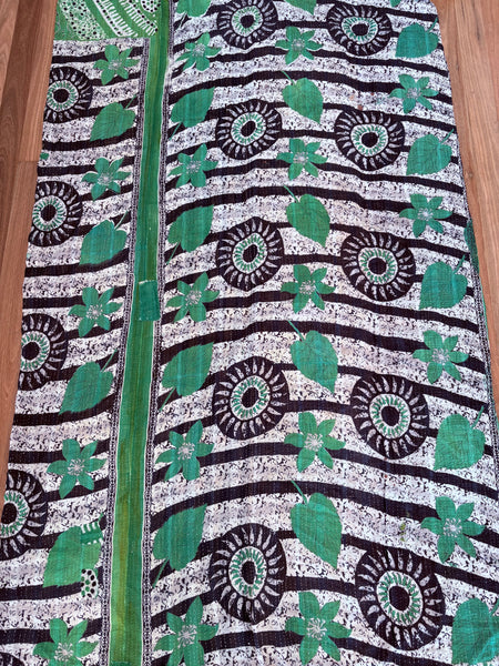 Vintage kantha quilt