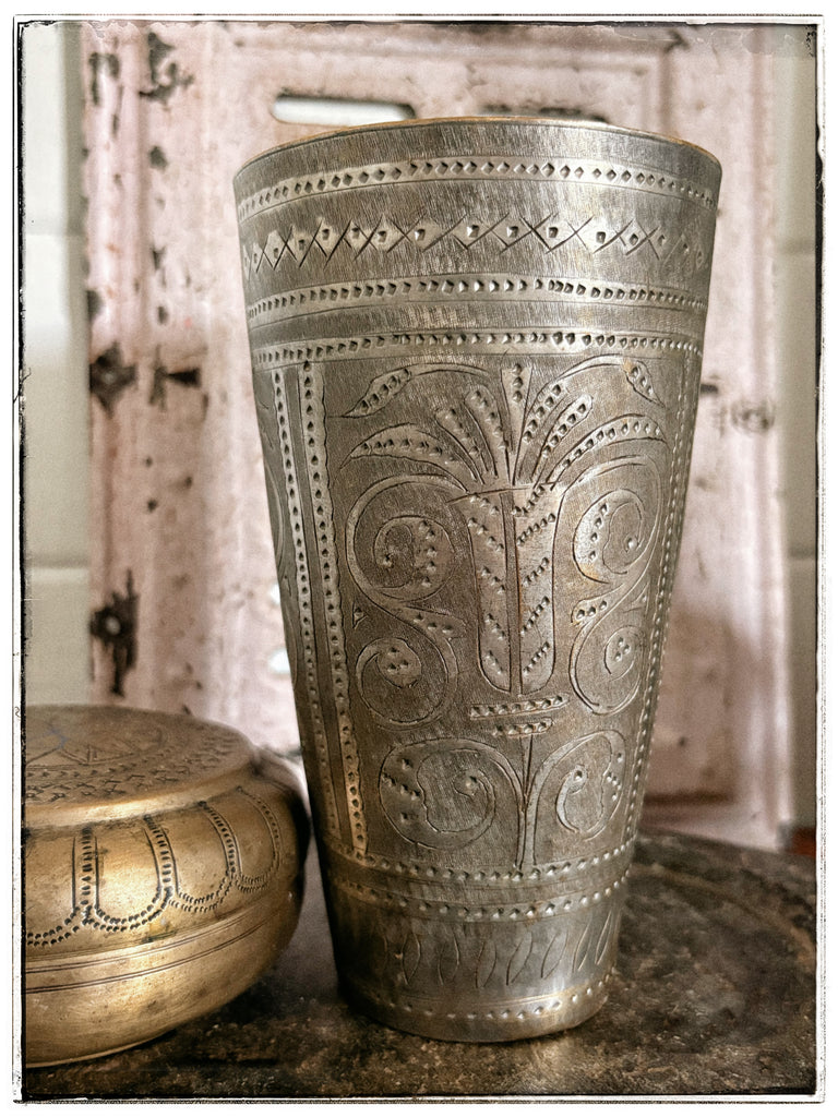 Antique lassi cup lge