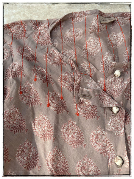 Cotton kaftans - 2 prints 10-12yrs