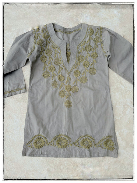 Embroidered Neela kaftan 3-4yrs