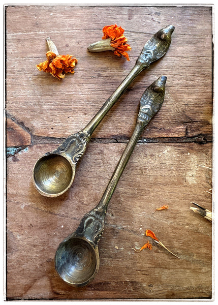 Brass Naga pali spoons