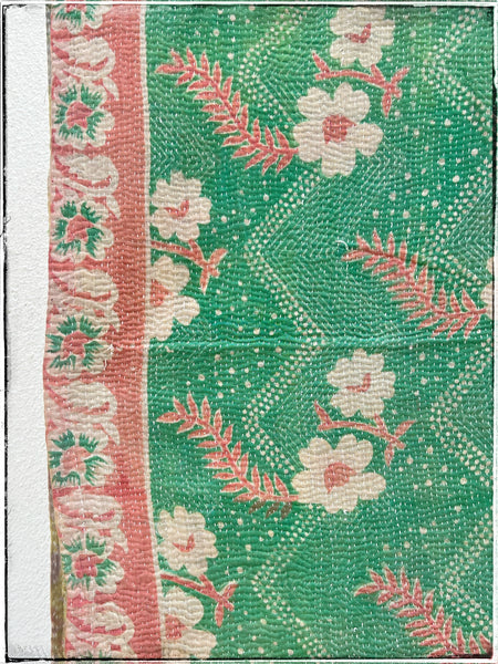 Antique kantha quilt