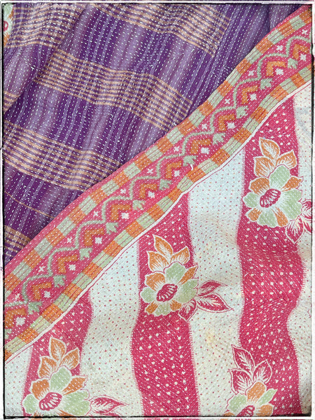 Antique kantha quilt