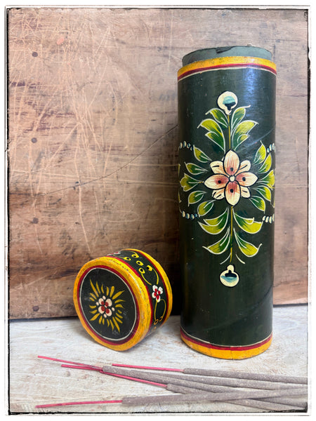 Paper mache incense holder