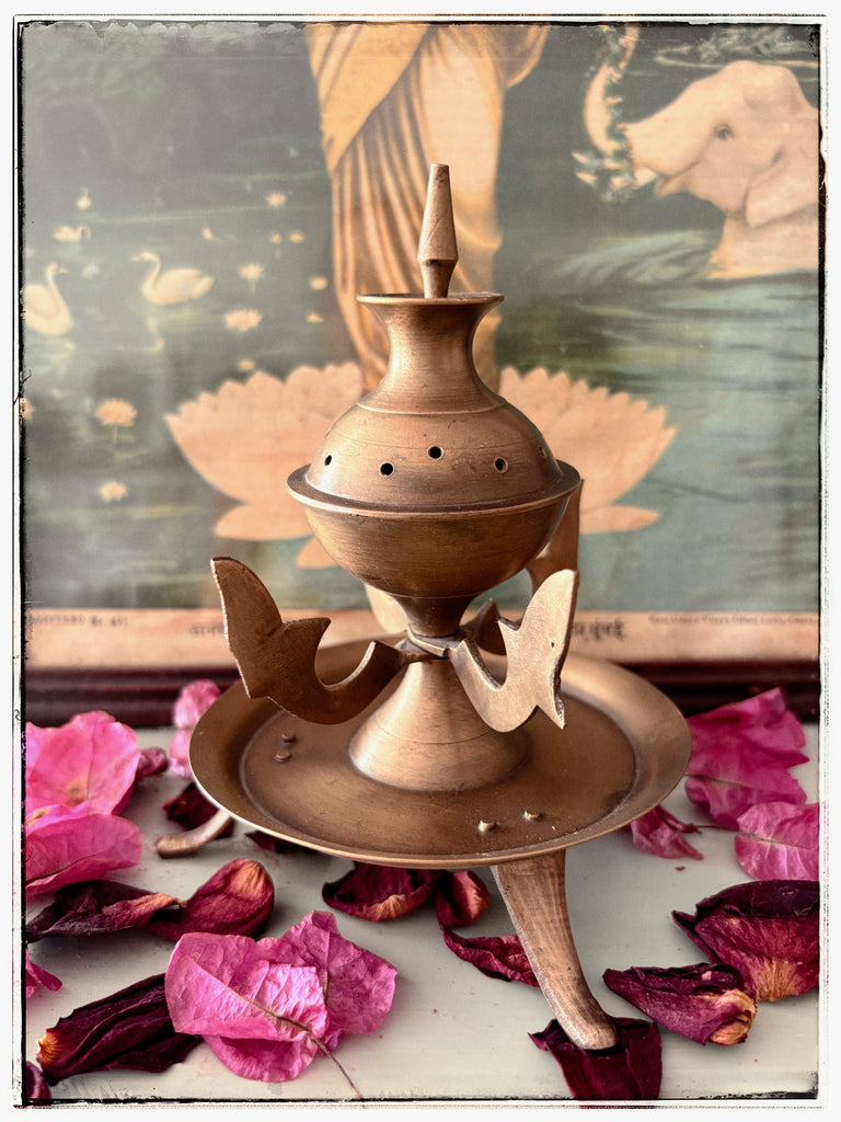 Vintage incense burner