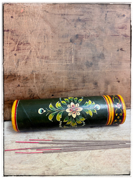 Paper mache incense holder