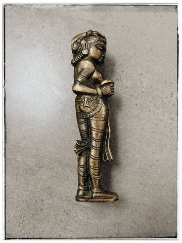 Brass door handle