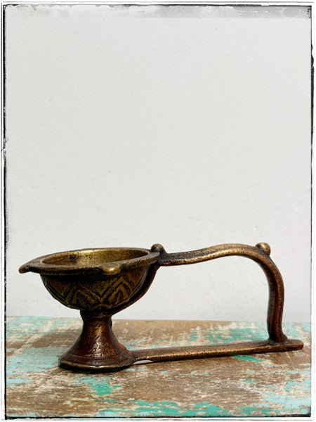 Antique oil lamps