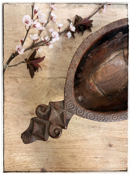 Antique tribal opium bowl