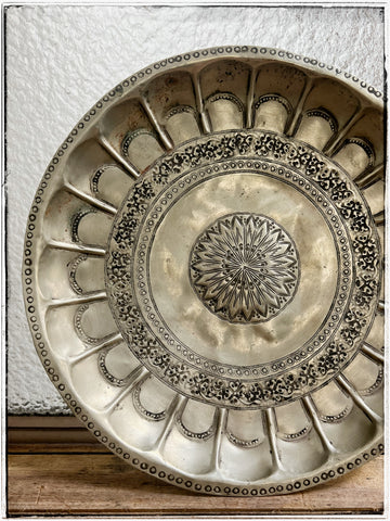 Vintage embossed plate