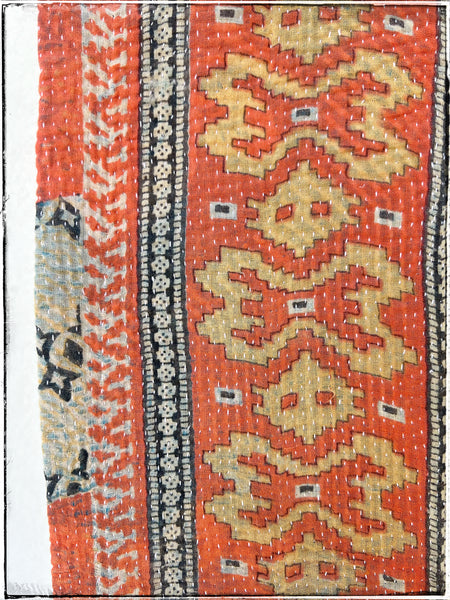 Antique kantha quilt