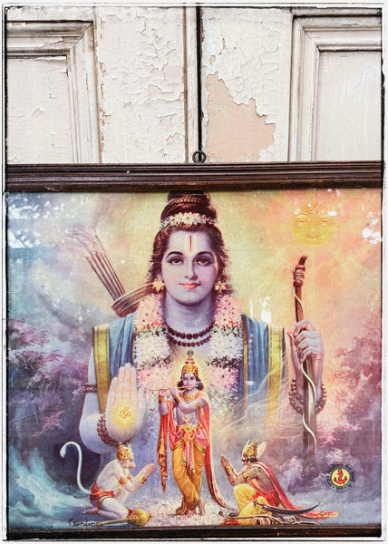 Vintage framed bidi art