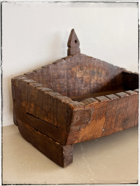Antique wooden altar