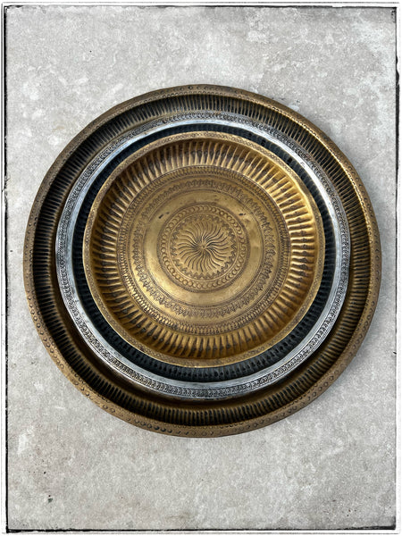 Antique embossed plates