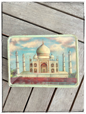 Vintage Taj Mahal tin