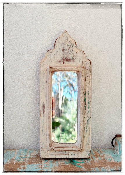 Wooden arch mirrors