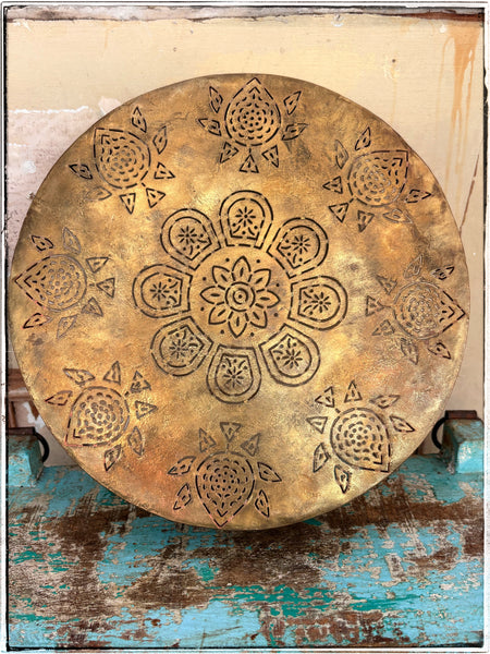 Kolam chalk-art sieve