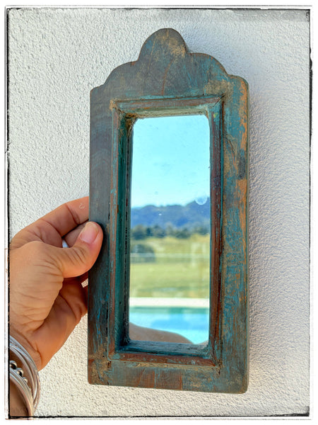 Wooden arch mirrors