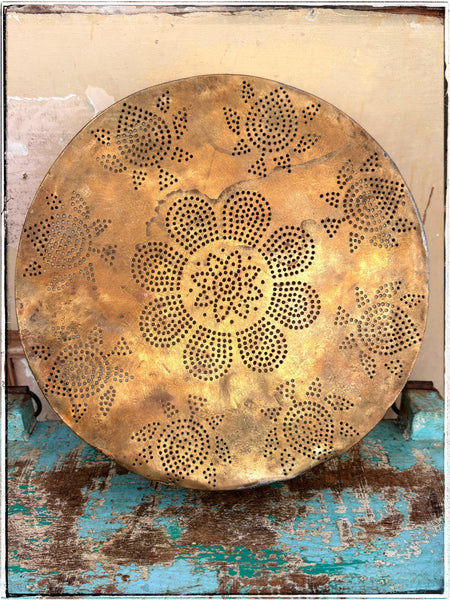 Kolam chalk-art sieve