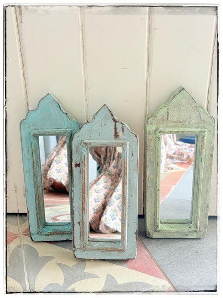 Wooden arch mirrors