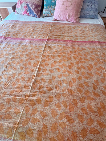 Antique kantha quilt
