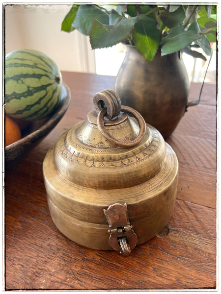 Antique dome tin