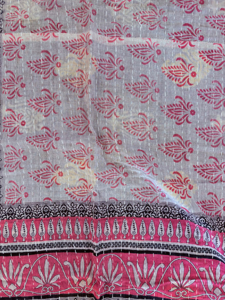Vintage kantha quilt