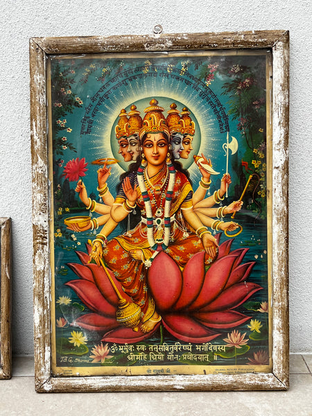 Large Laxmi lithograph