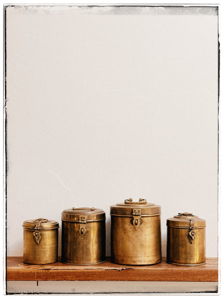 Antique brass bharni