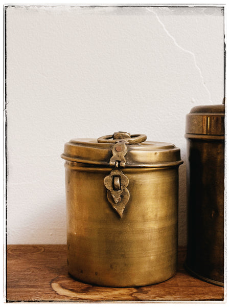 Antique brass bharni