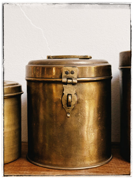 Antique brass bharni