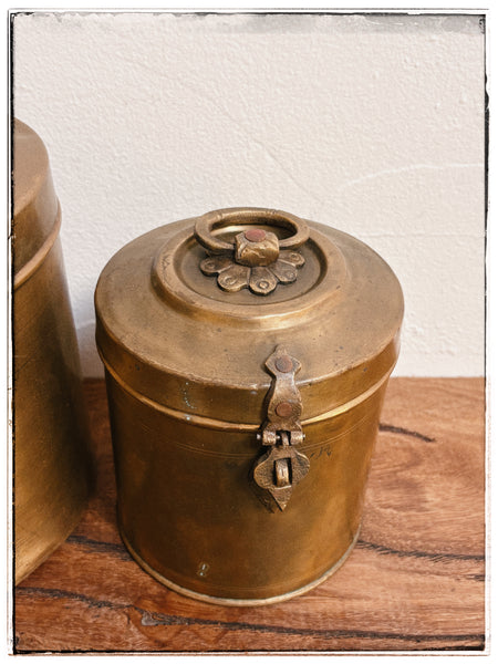 Antique brass bharni