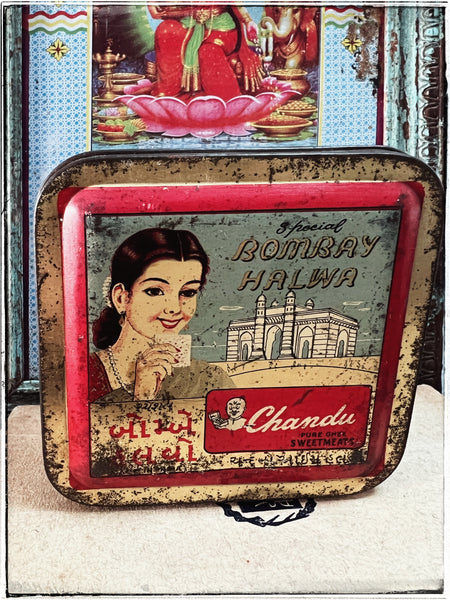 Vintage Bombay Halwa tin