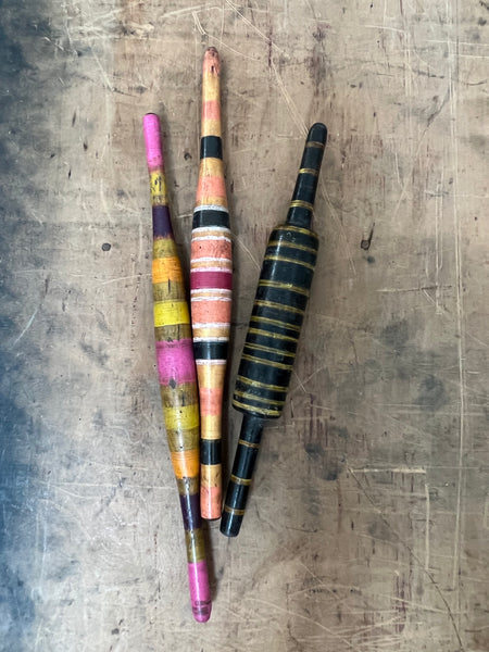 Vintage chapati rolling pins
