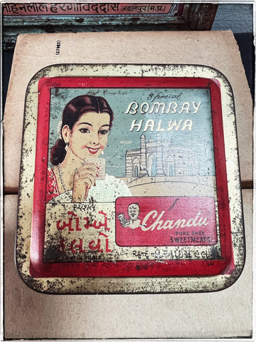 Vintage Bombay Halwa tin