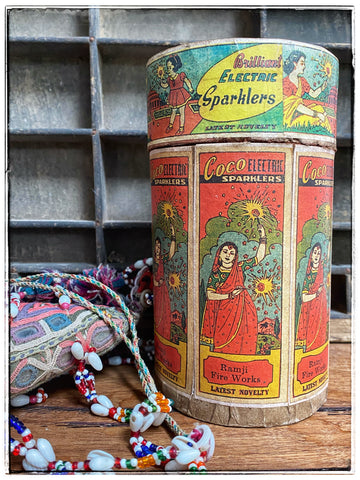 Vintage fireworks containers- Coco