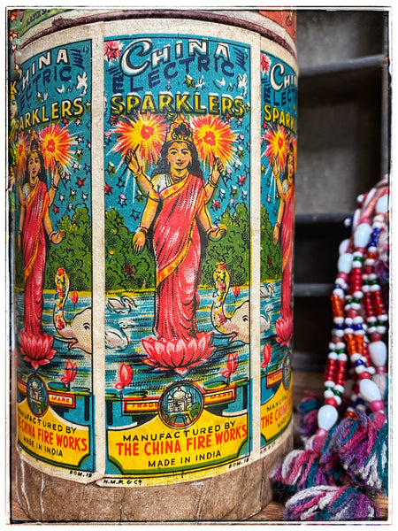 Vintage fireworks containers- Laxmi