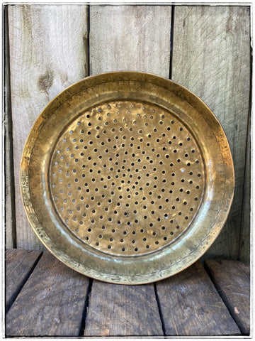 Antique grain sieve- medium