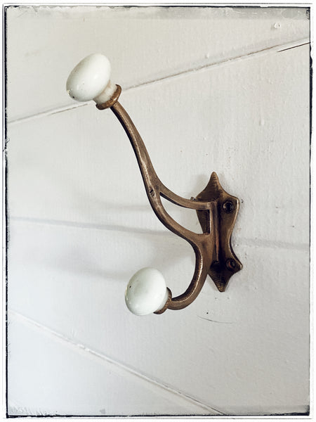 Vintage spliced wall hook