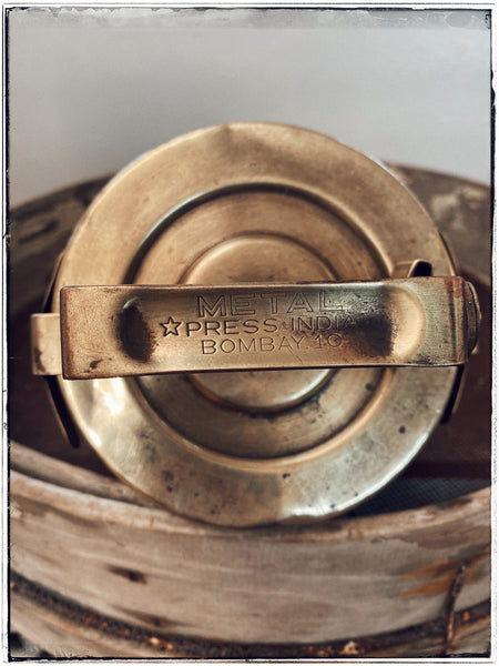 Vintage Bombay brass tiffin